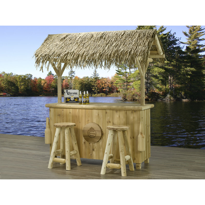 Corona 3 Piece Tiki Bar Set Wayfair